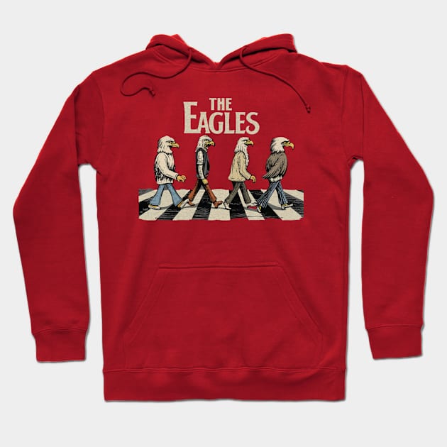 the eagles band retro Hoodie by Aldrvnd
